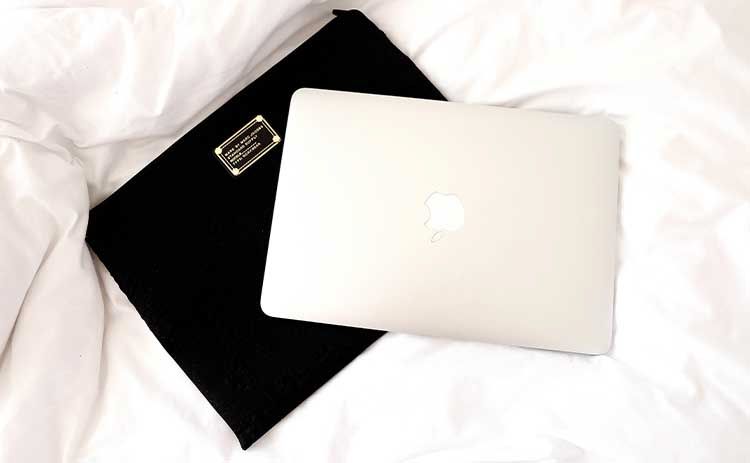 MacBook with a Sleeve